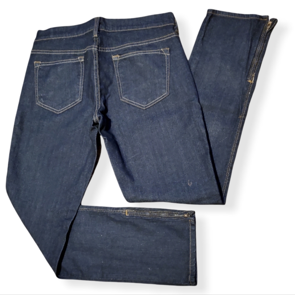 Old Navy⚓️Ultra Low Waist Dark Denim Skinny Jeans with Zip Hem, Size 6,  NWOT